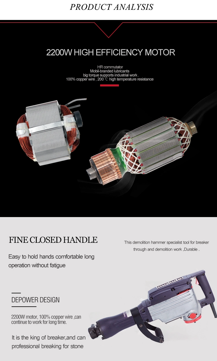 Makute Electric Super Demolition Hammer 85mm 2800W Breaker