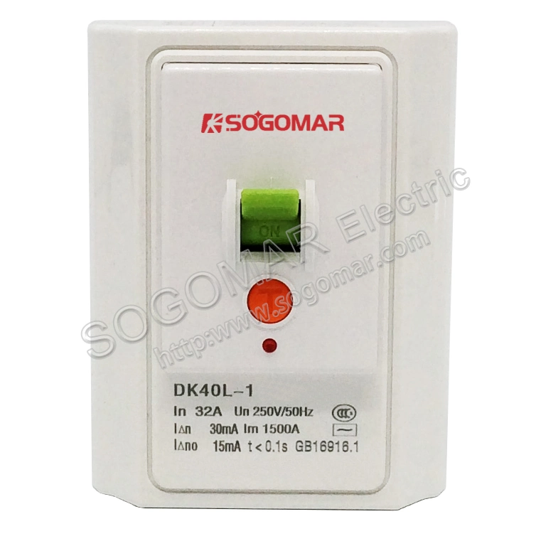 Dk50L-1 32A White Leakage Protection Switch for Air Conditioner (1P 2P 3P)