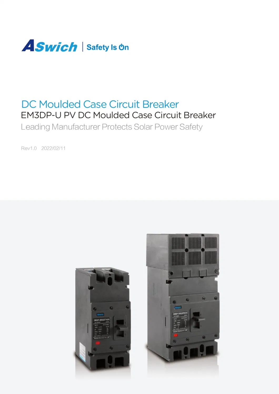 DC MCCB Molded Case Circuit Breaker 800A Electric Battery Isolator Breaker