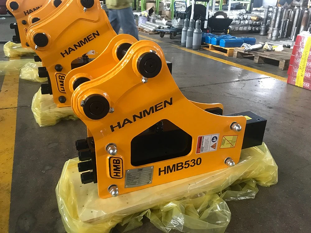 Long Service Life Durable Hydraulic Hammer Breaker Box Type with 135mm Diameter for 20 Ton Excavator