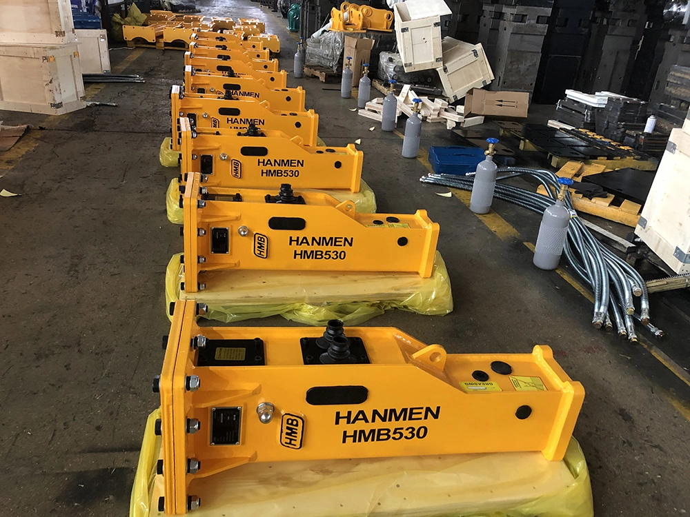 Long Service Life Durable Hydraulic Hammer Breaker Box Type with 135mm Diameter for 20 Ton Excavator