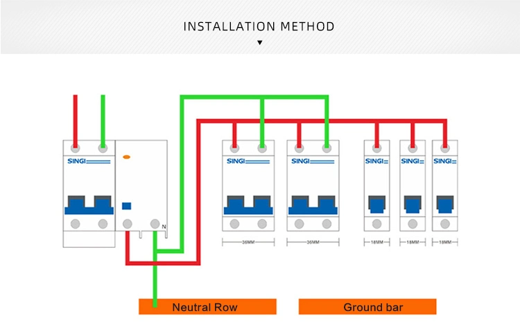 Sg65-63 MCB Circuit Breaker C65 ISO 9001 Manufacturer CE CB Test Report