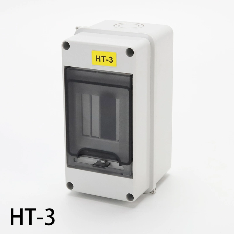 Ht-5 Plastic Waterproof 120*160*95mm ABS Surface Flush Type 5 Way Outdoor MCB Distribution Box Electrical Power Box