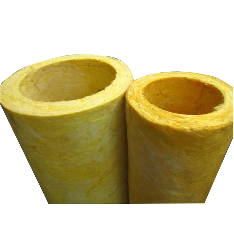 1000mm Fiberglass Tube Fireproof Heat Insulation Glass Wool Pipe Material