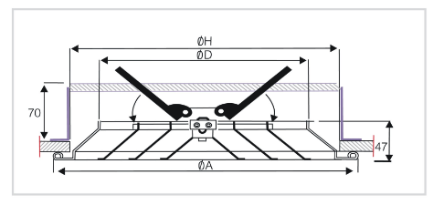 HVAC System Adjustable Round Diffuser Round Duct Air Diffuser