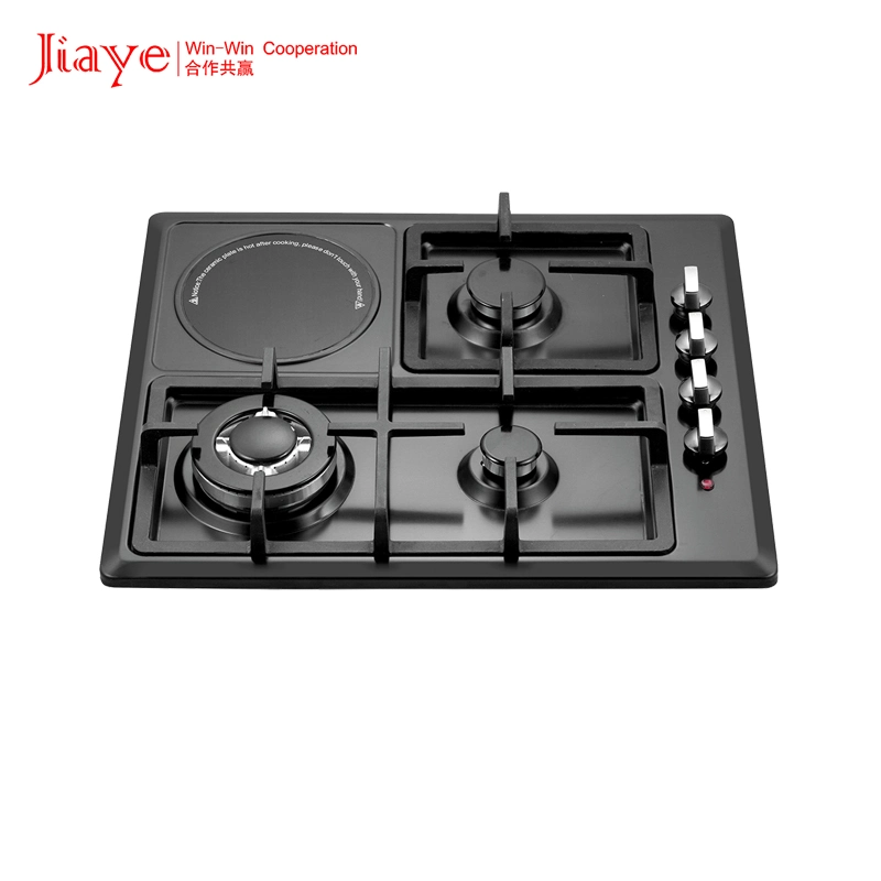 Black Ss Panel Built in Type Electric with Gas Stove