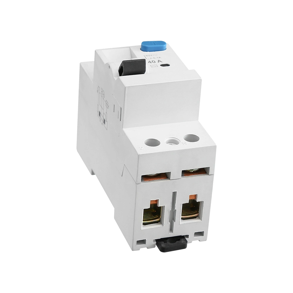 Moreday Magnetic RCBO C65 2pole 63A 30mA 100mA 300mA Factory Supply Earth Leakage Breaker with Overcurrent Protection