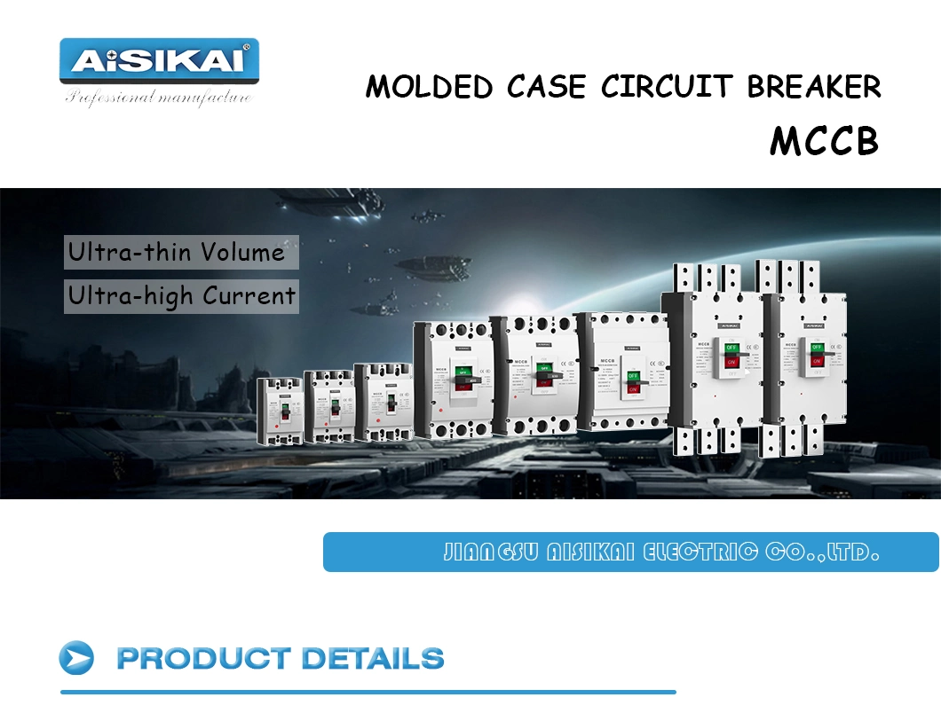 630A Electrical Circuit Breaker / Current Circuit Breaker MCCB