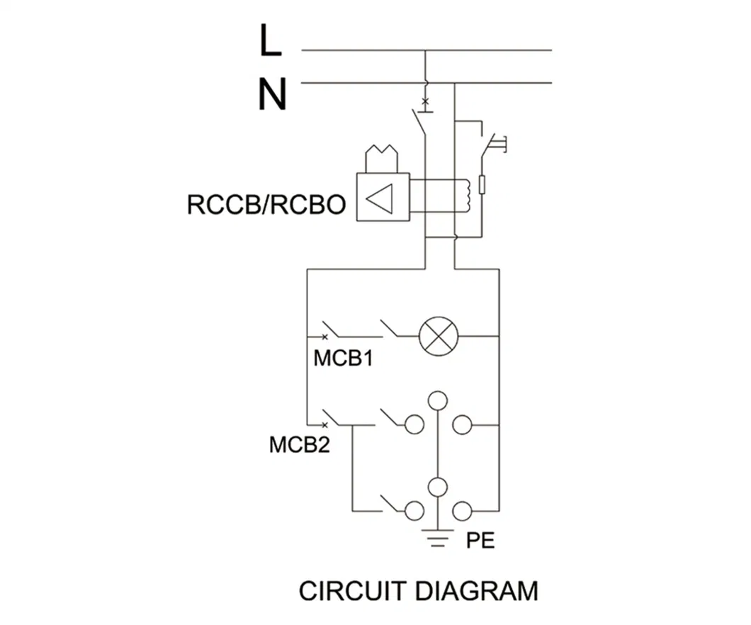 Low Voltage Distribution Board Waterproof Ready Board with Bulkhead Light