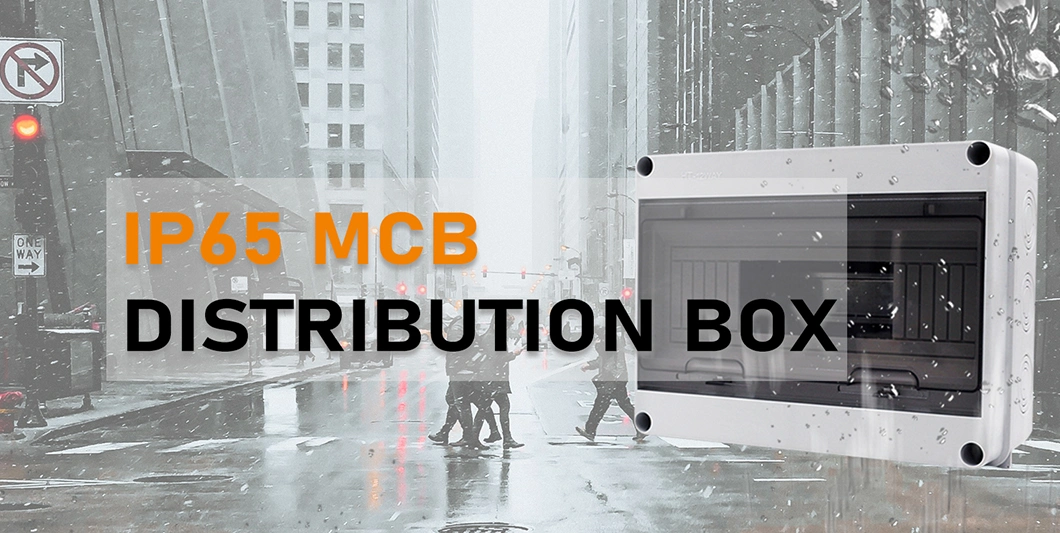 Made of ABS Material IP65 5 Way Indoor Outdoor MCB Disrtibution Box dB