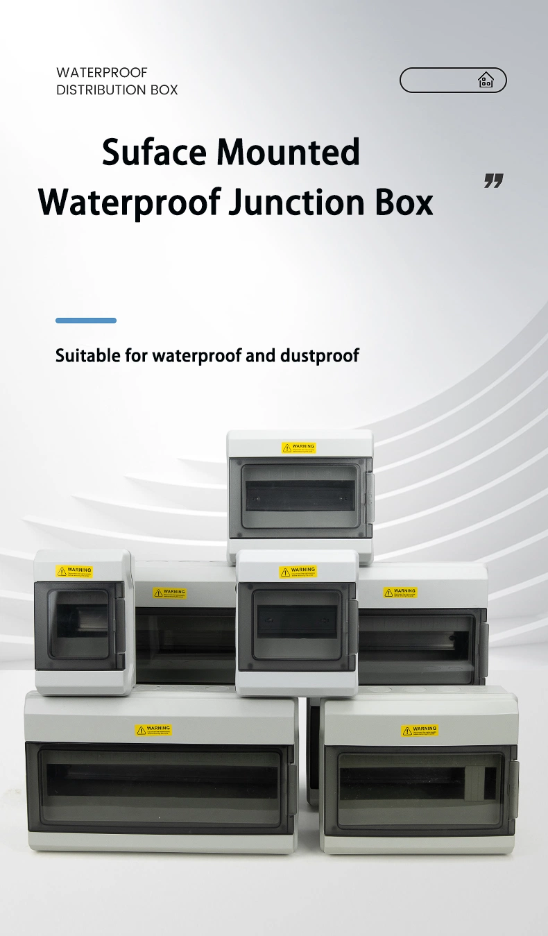 18-Way MCB Box for AC / DC Circuit Breaker Electrical Distribution Box Size Electrical Panels dB Box MCB Distribution Board Junction Box