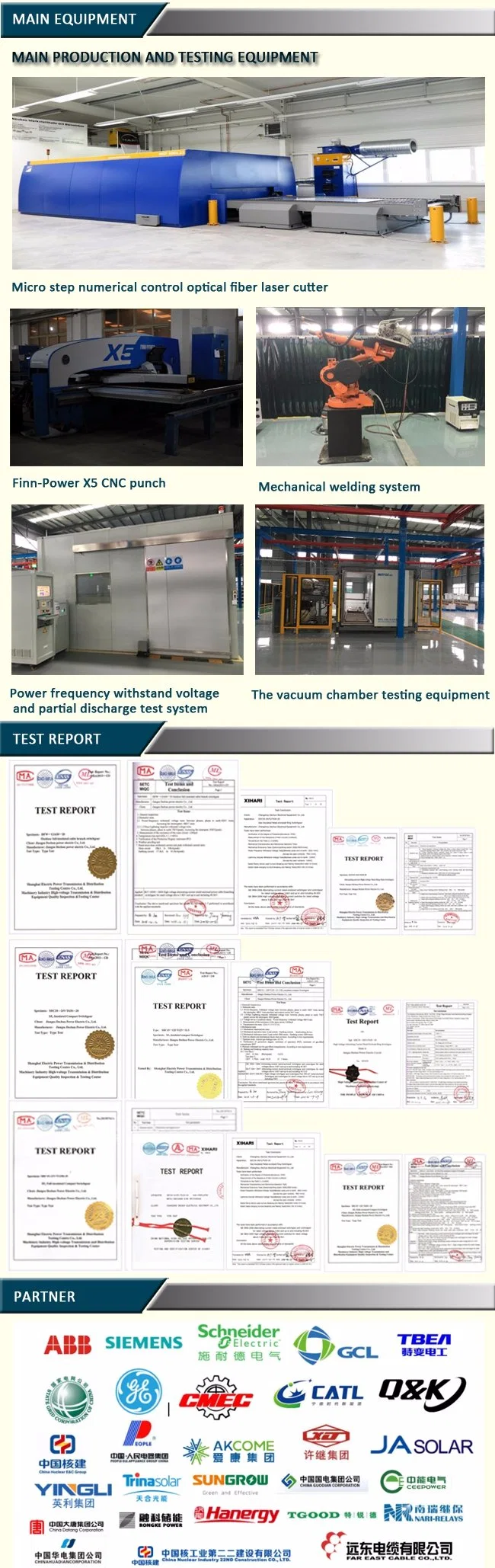 Metalclad AC Kyn28-12 Switchgear Panel Power Distribution Panel Board