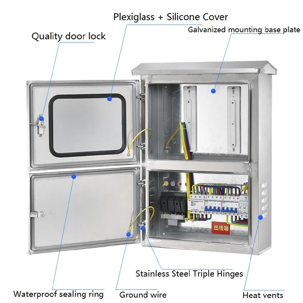 Kcjxf 220V 380V 3-200kw Single-Phase Three-Phase Photovoltaic Grid-Connected Distribution Box