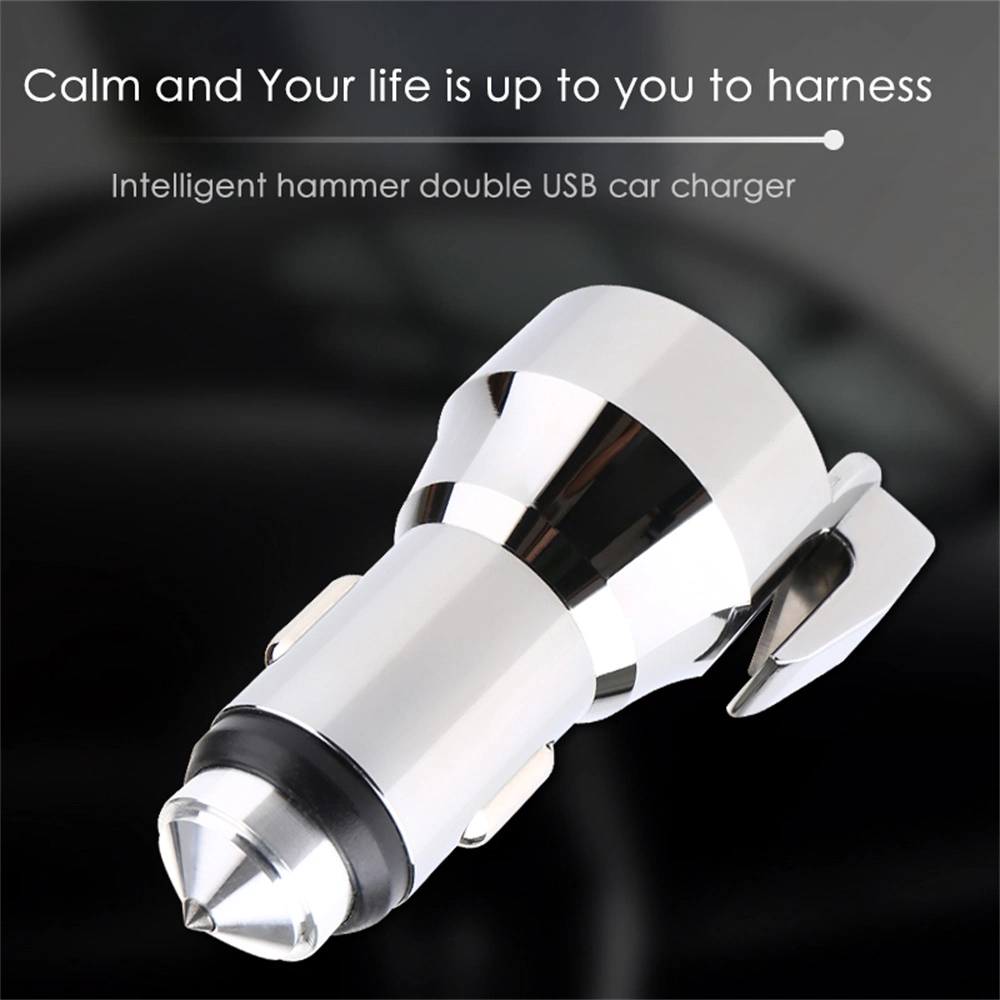 Multi-Function Safety Hammer Emergency Car Charger Window Glass Breaker