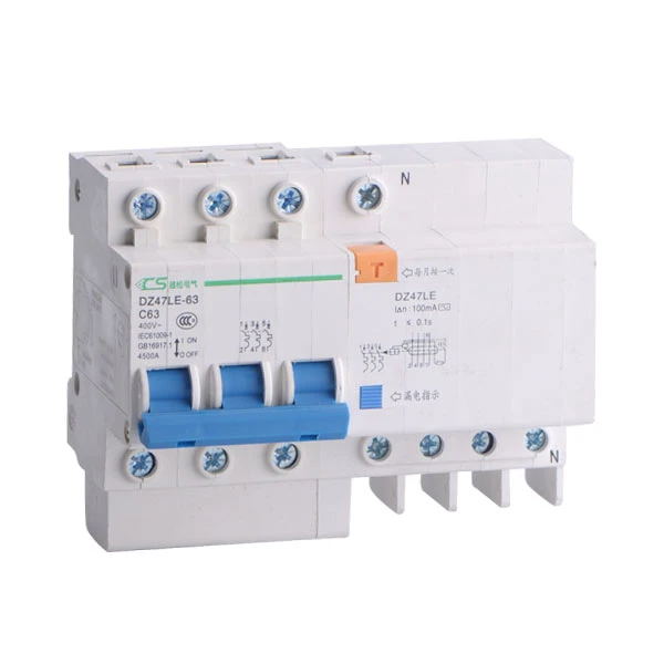 Dz47le - 63 2p 6ka Electronic RCBO RCCB with Overcurrent Protection