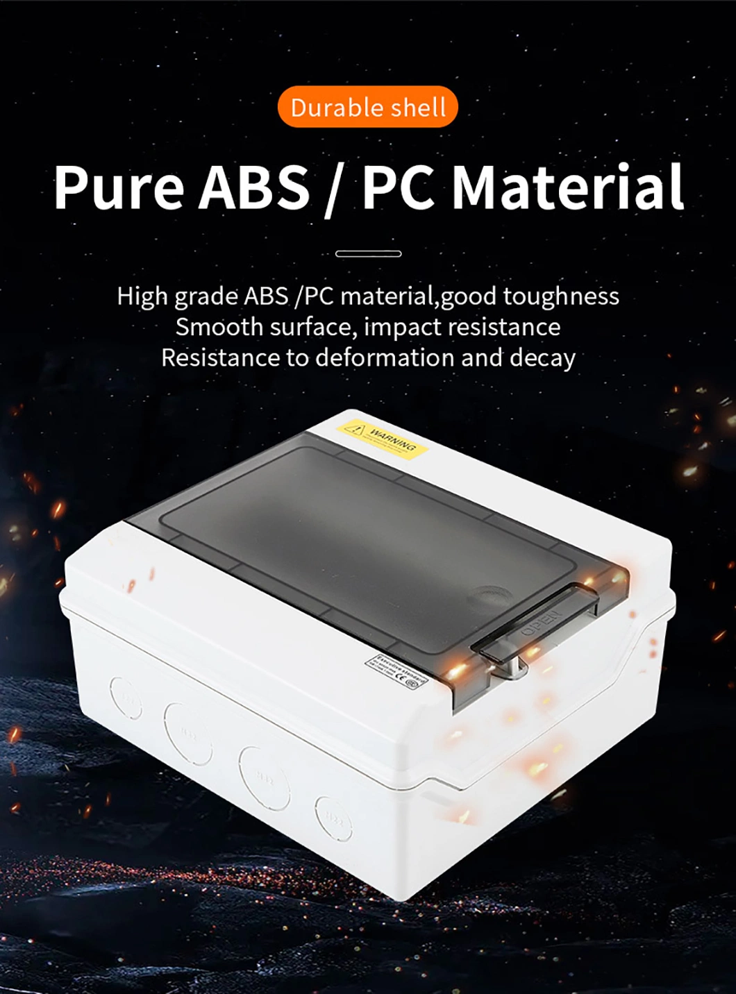 Hot Selling IP66 Waterproof 9/12/15/18/24/36 Way dB MCB Electrical Industrial Distribution Box