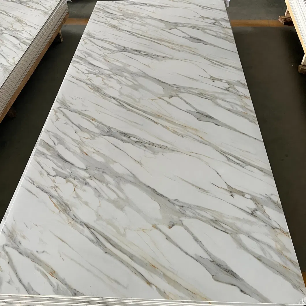 1220*2440mm 1220*2800mm 1220*2900mm PVC UV Marble Sheet Wall Panel Board