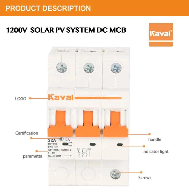 Kayal Double Pole Miniature Breaker 63 AMP MCB Trip Switch China