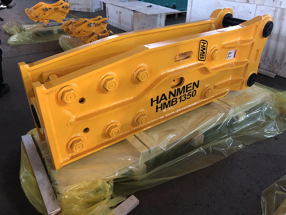 Long Service Life Durable Hydraulic Hammer Breaker Box Type with 135mm Diameter for 20 Ton Excavator