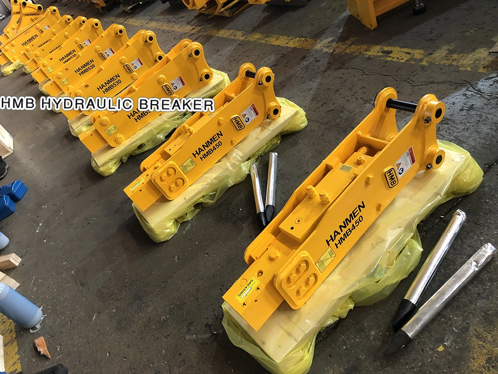 Long Service Life Durable Hydraulic Hammer Breaker Box Type with 135mm Diameter for 20 Ton Excavator