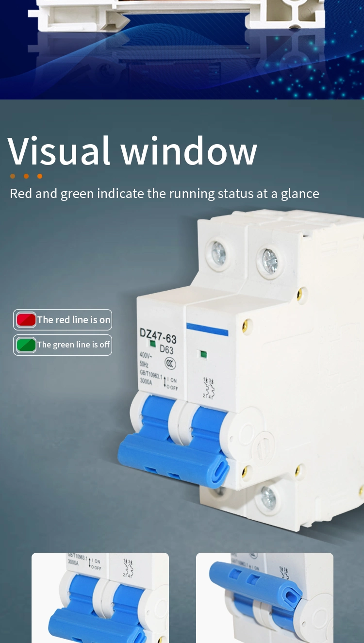 Using for Low Power Equipment/Lighting/Main Power Switch Air Switch Circuit Breaker