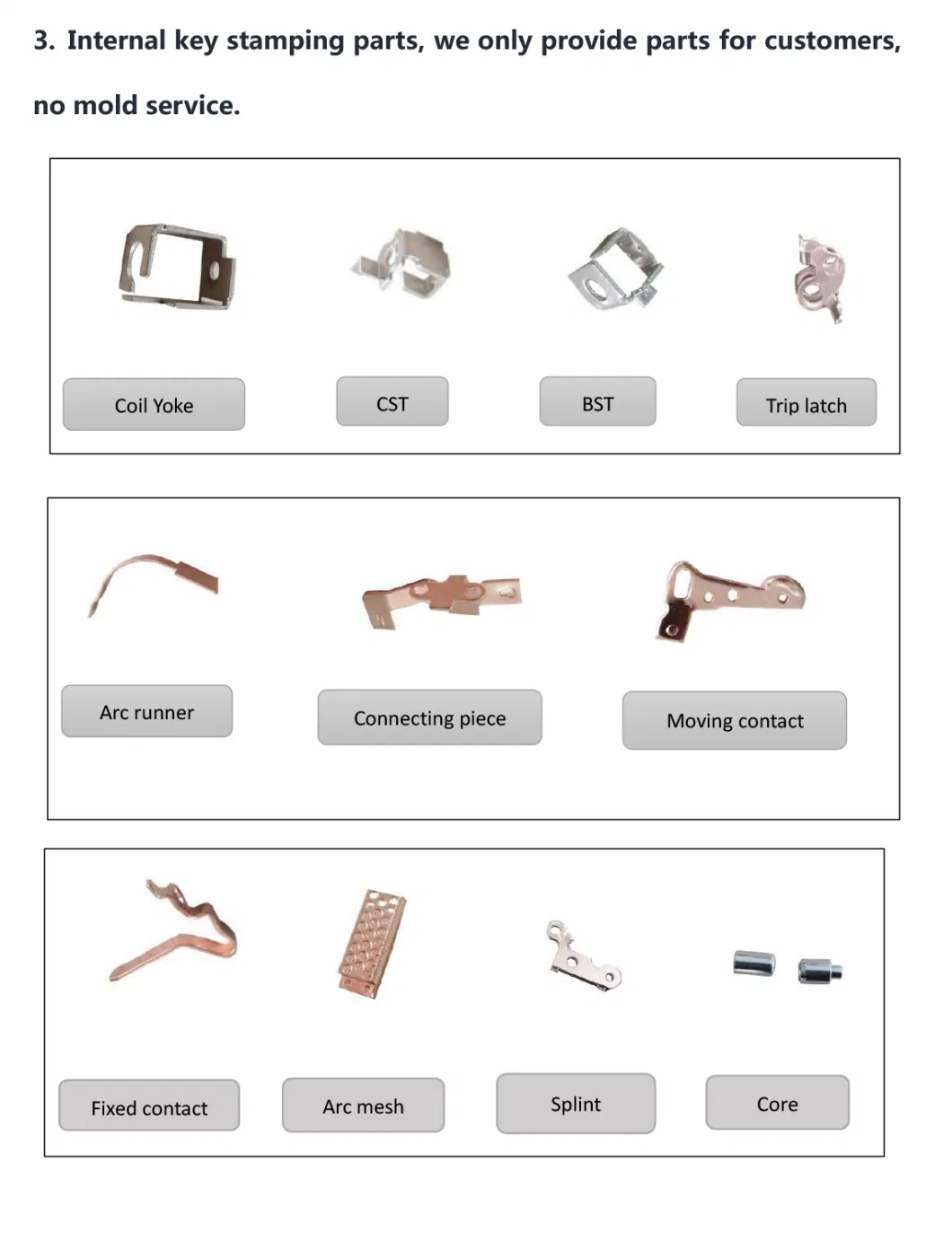 IEC 60898 SL7-63 1pole 6ka Series (MCB) 3p Miniature Circuit Breaker