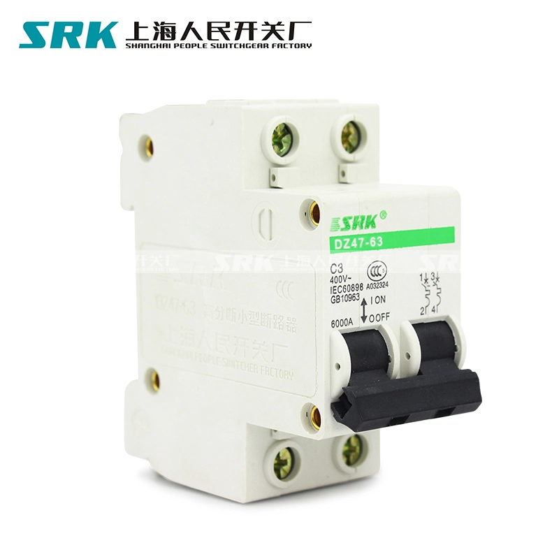 C45n Electric Mini Circuit Breaker MCB Dz47 3 Pole DIN Rail Breaker