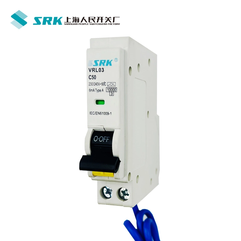 Manufacturer 5 Year Warranty 6ka 10ka Plug on Leakage Circuit Breaker RCBO