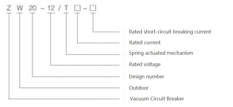 Zw20 Line Overload Protection Outdoor High Voltage Vacuum Circuit Breaker