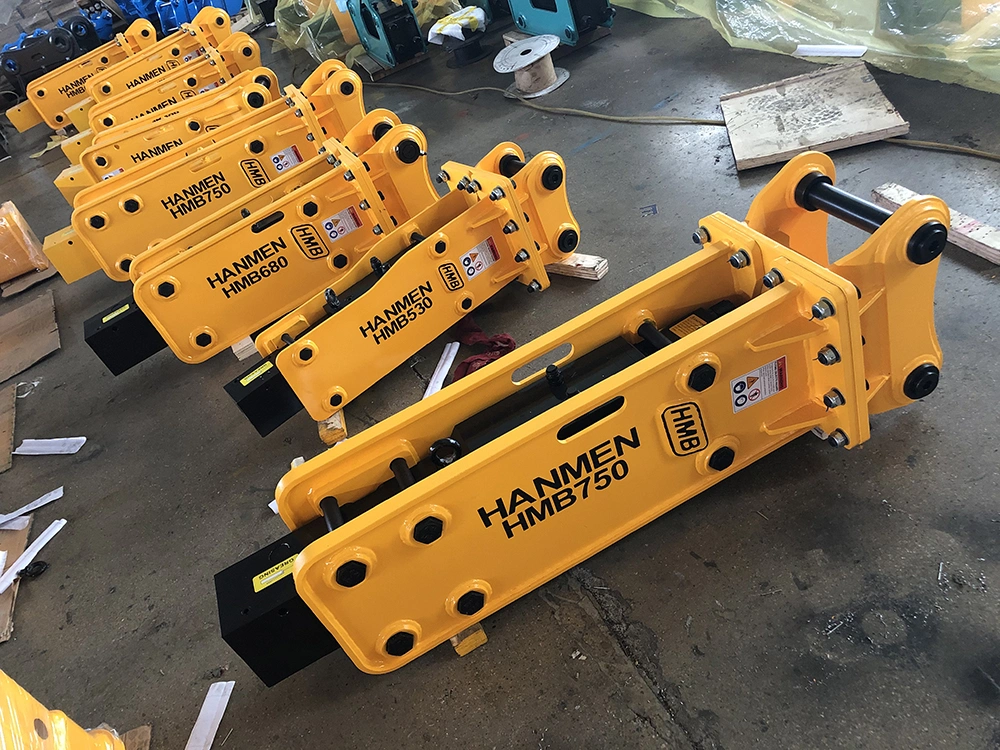 18 Month Warranty OEM Excavator 6ton 75mm Chisel Sb43 Martillo Hidraulico Hammer Manufacturer Rock Hydraulic Breaker for Road Construction