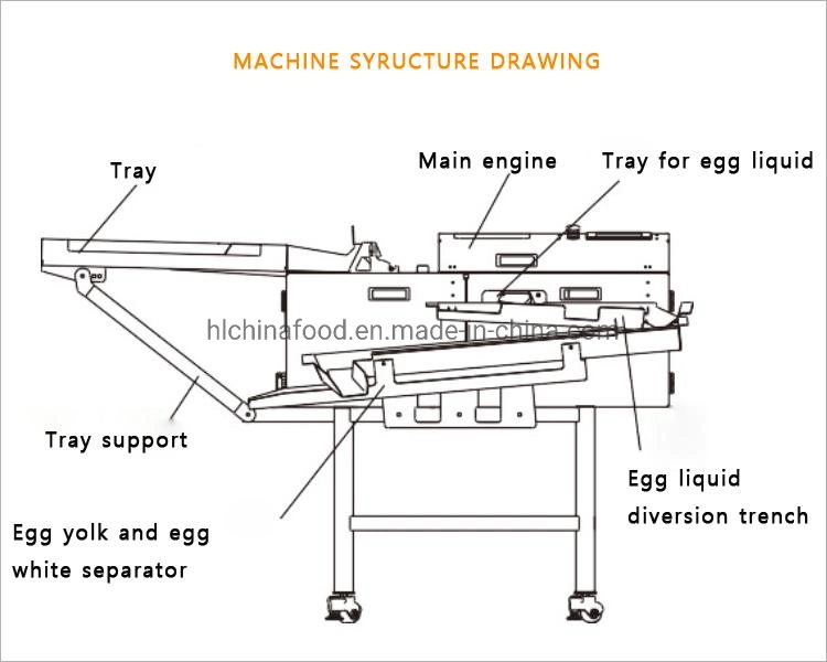 White and Separating Machine Electric Yolk Separator Quail Egg Breaker