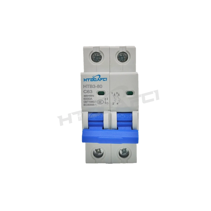 2poles AC 230V/400V 25A 2p Mini MCB 32 AMP C32 230/400V 50/60 Hz 6kaminiature Circuit Breaker