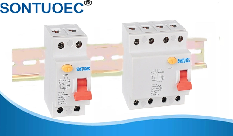 Residual Current Circuit Breaker RCCB 2p 63A/30mA ELCB IEC61008.1 Standard Quality