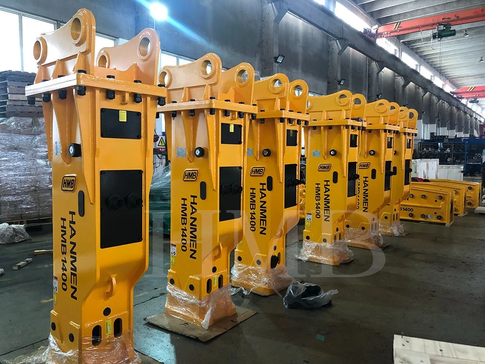 Construction Machinery OEM CE 20ton Sb81 140mm Chisel Hmb Excavator Attachments Box Rock Hammer Hydraulic Breaker for PC200 Excavator