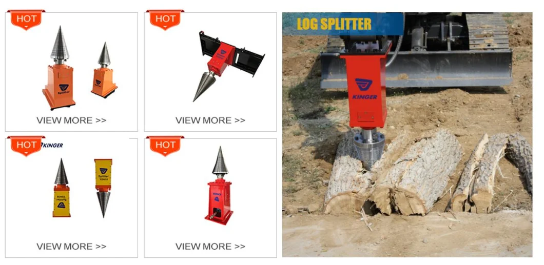 Kinger Hydraulic Rock Demolition Hammer Stone Breaking Excavator Loader Impact Safety Jack Breaker