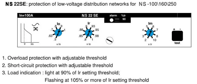 Home Protection System Motor Starter Circuit Breakers (NS100)