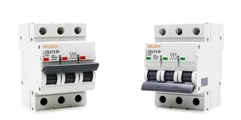 High Quality 3 Pole DIN Rail Mini Circuit Breaker 400V