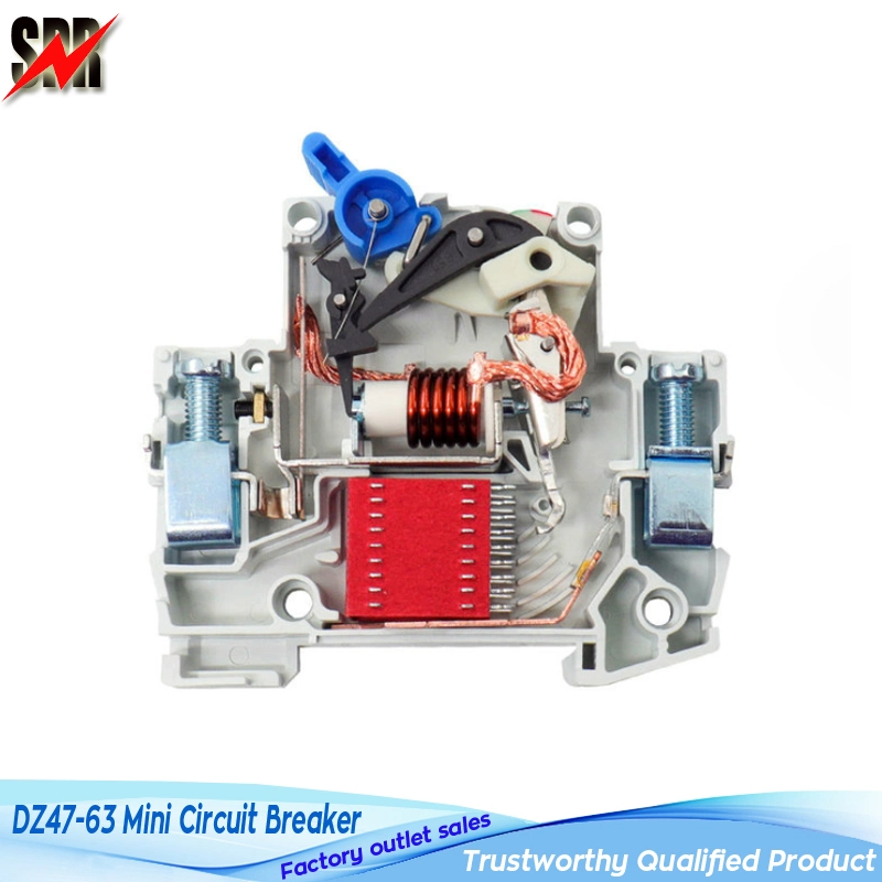 Dz47-63 1p, 2p, 3p, 4p 6A-63A Mini Circuit Breaker (DZ47-63 MCB)