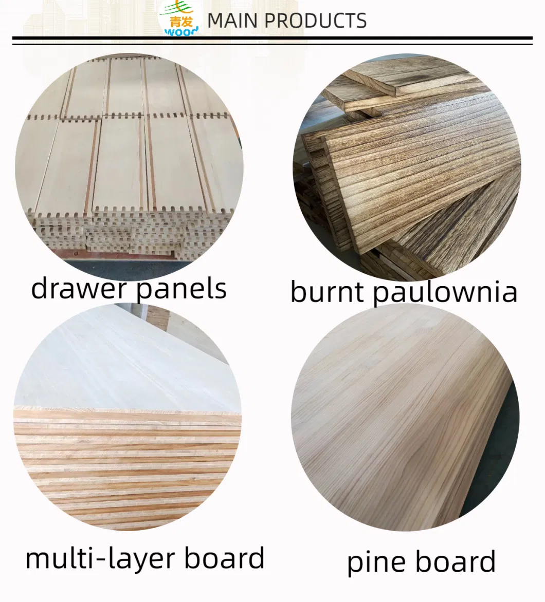 Wholesale Solid Wood Panel AA Grade White Poplar Board