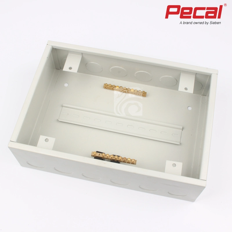 DIN-Rail Mount Single Phase 4 6 8 12 Way Metal Distribution Box