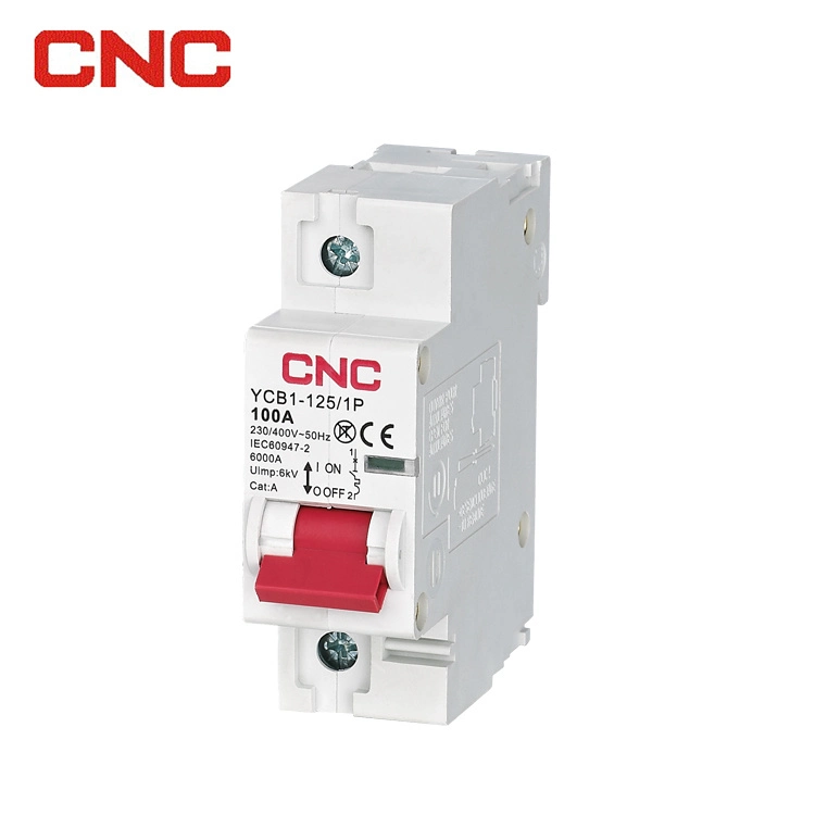 CNC Mini Circuit Breaker Ycb1-125 6ka, 10ka