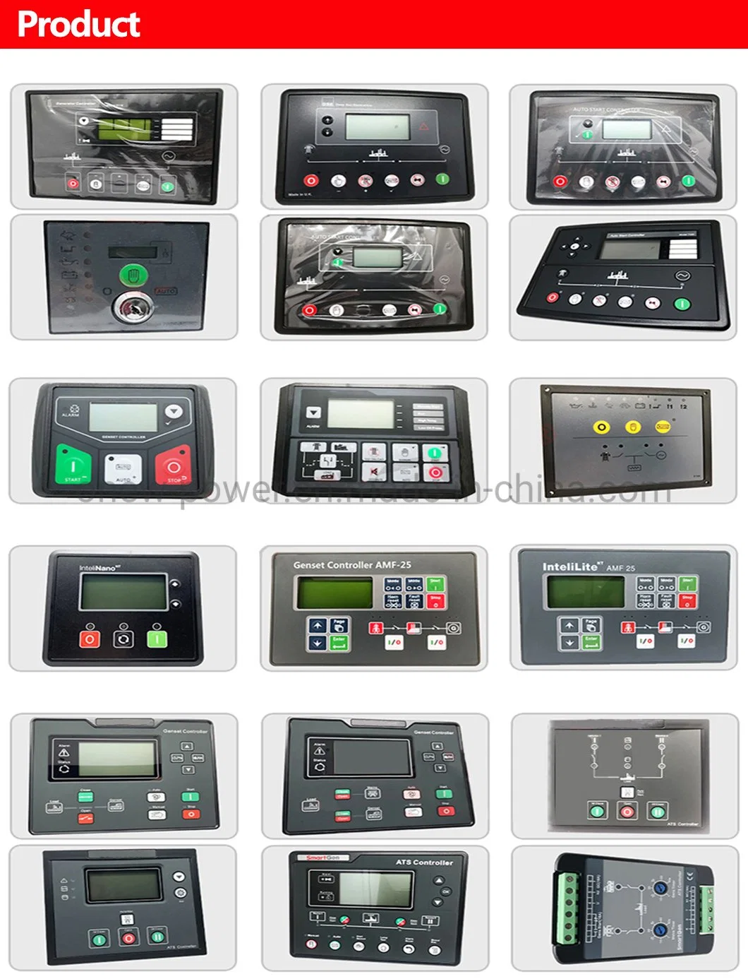 High Quality Electronic Products Generator Auto Start Controller Control Panel Gtr-17