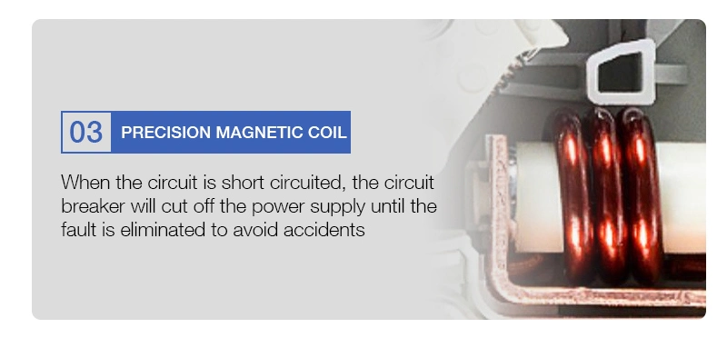 230V 400V 500V Single Phase 2 Pole Air MCB Circuit Breaker