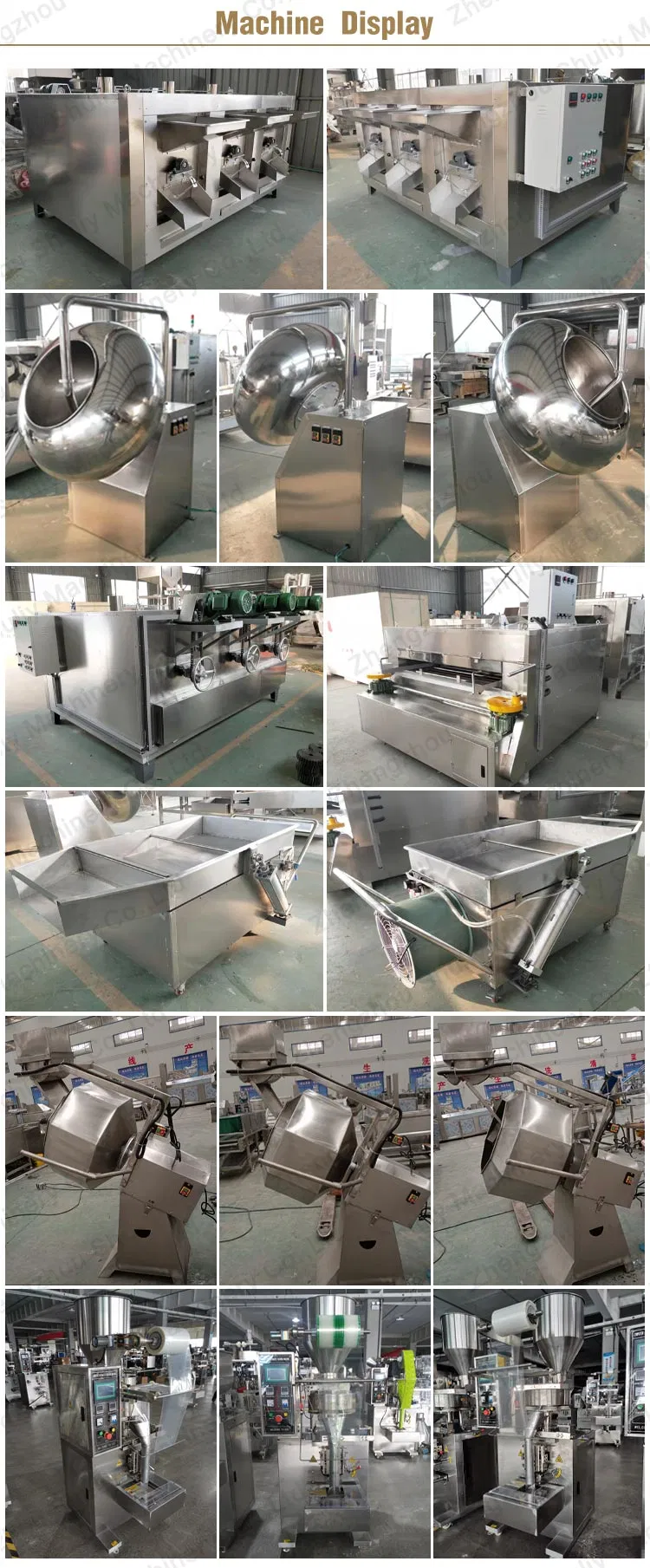 Nut Coated Peanut Coating Oven Flavored Peanut Making Production Line