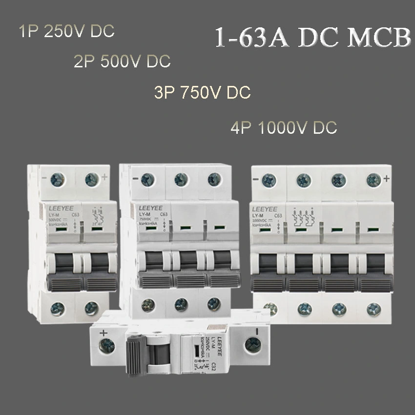 1p 250V DC 6ka DC Mini Circuit Breaker