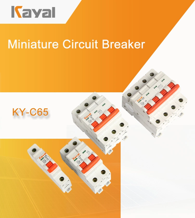 Free Sample! MCB 3 Phase Circiut Breaker 16A 50A