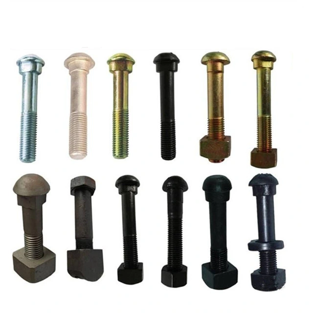 Fasteners 8.8 10.9 12.9 Track Huck Rail Bolt and Nut