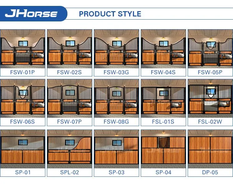 Heavy Duty Luxury Customized Bamboo Horse Stable Equipment Internal Horse Stall Fronts Panels Box for Sale