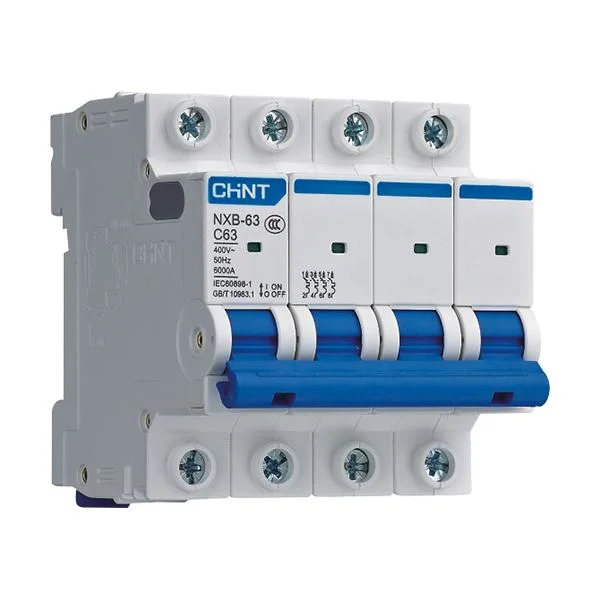 Chint Cheapest MCB Nxb-63 1p 2p 3p 4p Chnt Mini Circuit Breaker