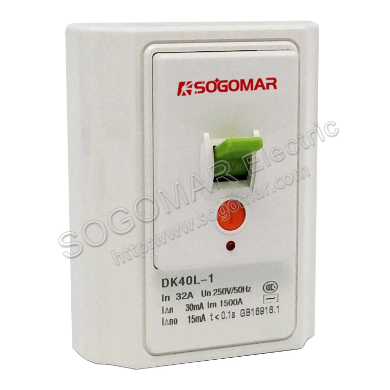 Dk50L-1 32A White Leakage Protection Switch for Air Conditioner (1P 2P 3P)